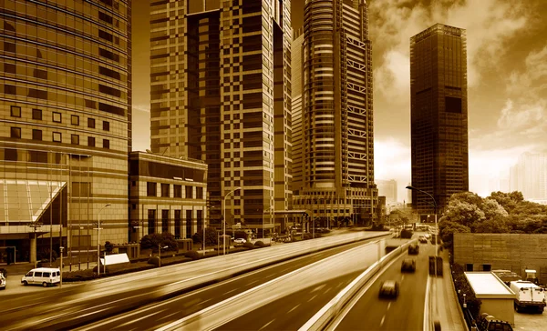 Shanghai Lujiazui Financial Center skyscraper — Stock Photo, Image