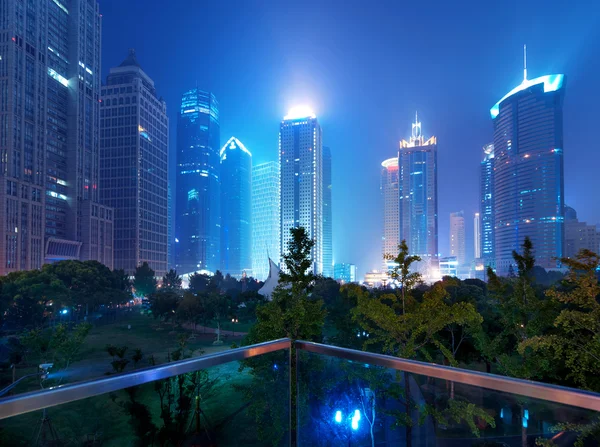 Noite de shanghai — Fotografia de Stock