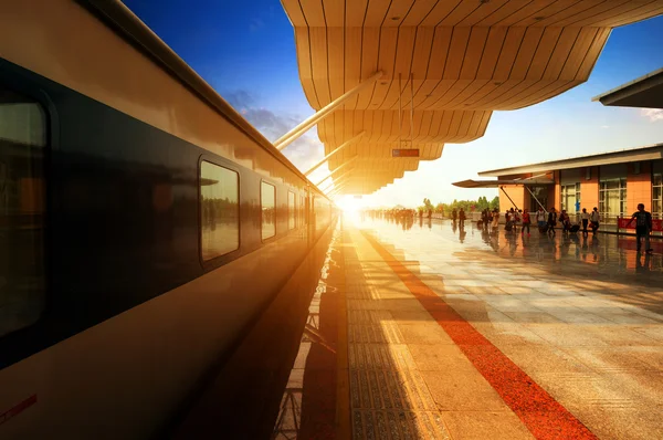 Tren istasyonu. — Stok fotoğraf