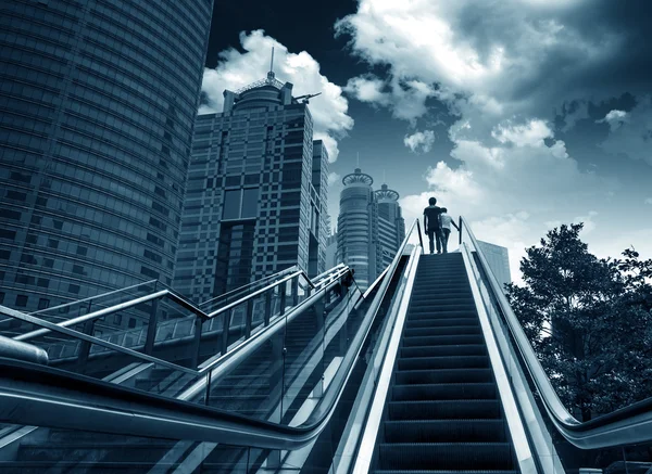 Escalera de las calles de Shanghai — Foto de Stock