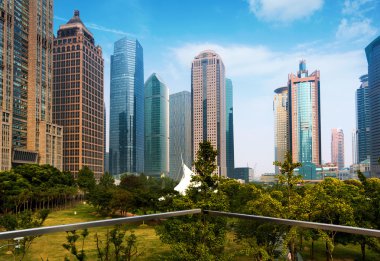 LuJiaZui Finans Merkezi gökdelen shanghai