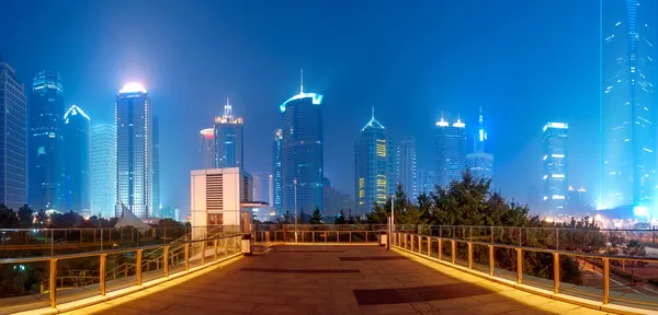 Shanghai nacht — Stockfoto