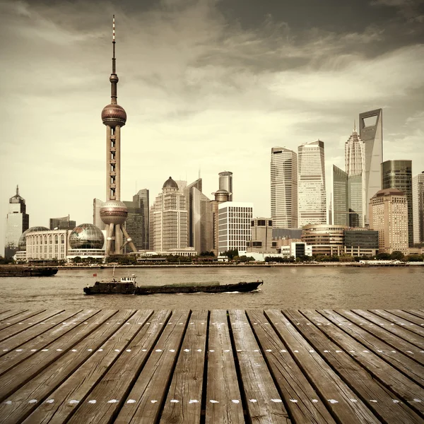 Šanghaj Panorama — Stock fotografie