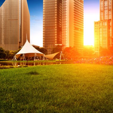 LuJiaZui Finans Merkezi gökdelen shanghai