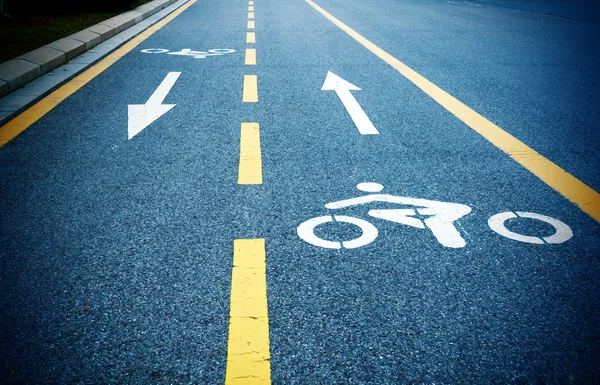 Διαδρομή ποδηλάτων — Φωτογραφία Αρχείου