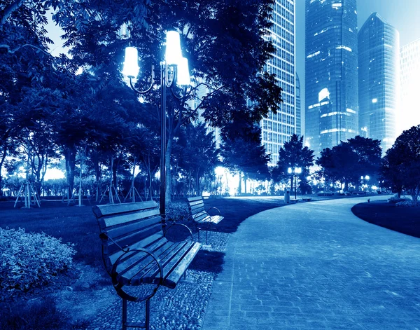 Der Park bei Nacht — Stockfoto