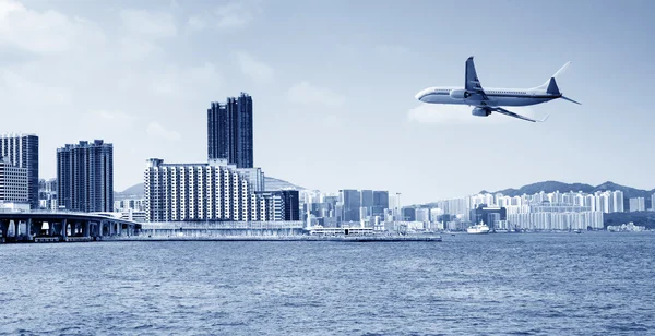 Porto de Victoria, hong kong — Fotografia de Stock