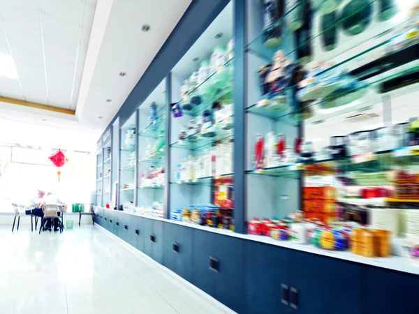Супермаркет Blur — стоковое фото
