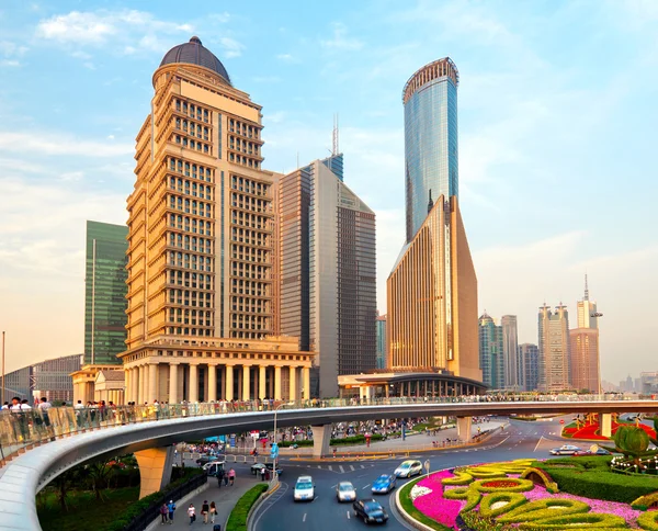 Distrito Financiero Lujiazui de Shanghai —  Fotos de Stock
