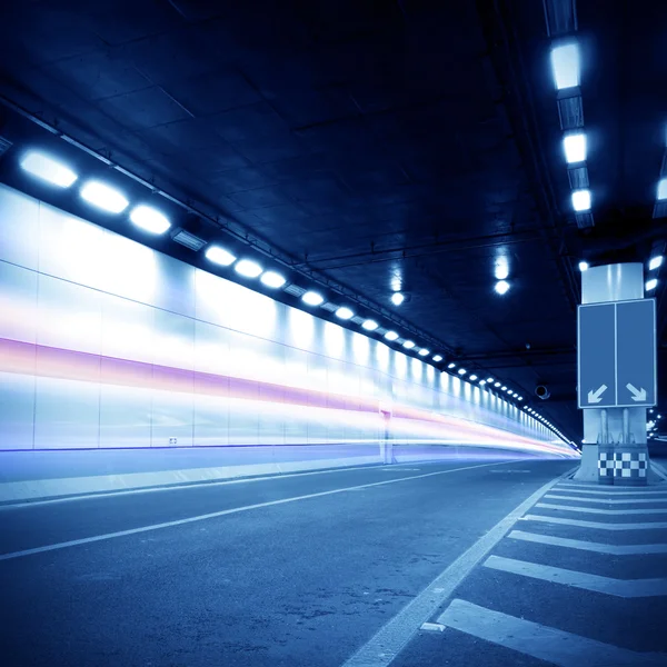 Tunnels and car — Stock Photo, Image