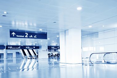 Modern binanın içi