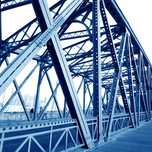 Bridge support beams — Stock Photo, Image