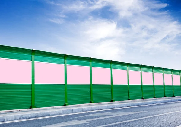 Anúncios laterais da estrada — Fotografia de Stock