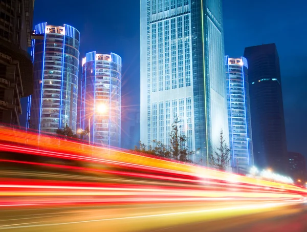 Light trails — Stock Photo, Image