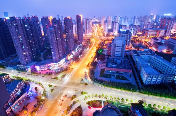 Noite de shanghai — Fotografia de Stock
