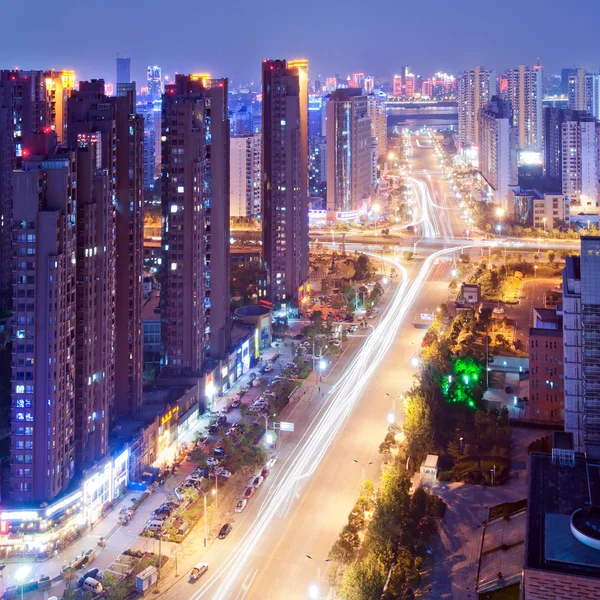 Shanghai nacht — Stockfoto