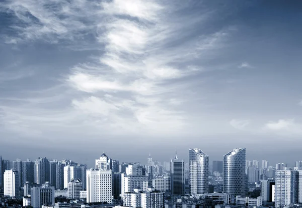 Şehrin havadan görünüşü