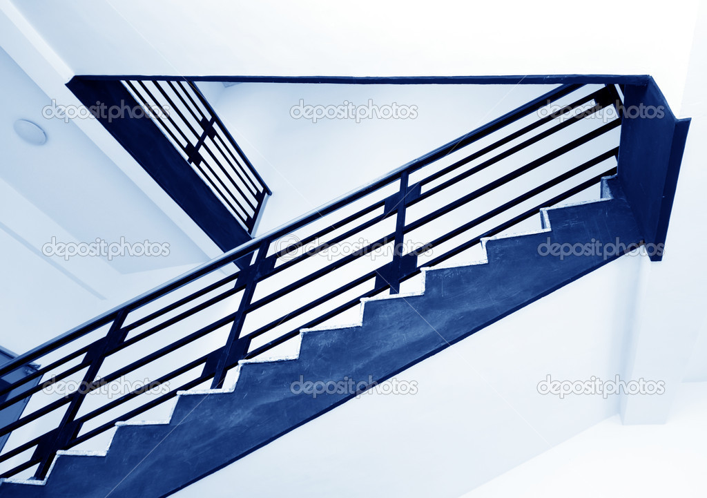 stairs in the modern house