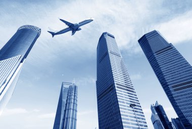 gökdelenler ve uçaklar