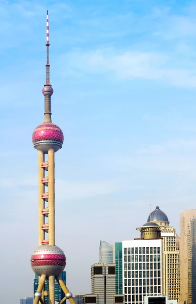 Shanghai oriental pearl televizní věž — Stock fotografie