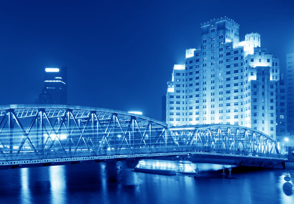 Shanghai bund night
