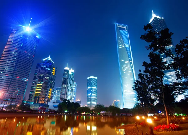 Night view of shanghai — Stock Photo, Image