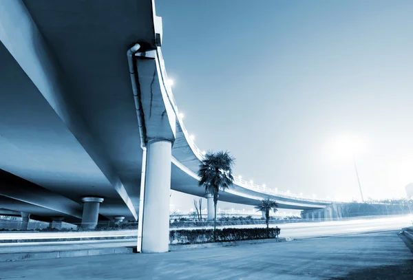 Viaduct nacht — Stockfoto