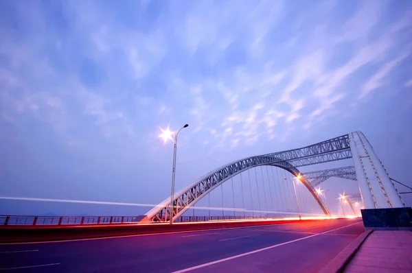 Νύχτα γέφυρας — Φωτογραφία Αρχείου