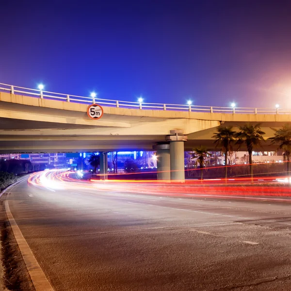 Overpass notte — Foto Stock