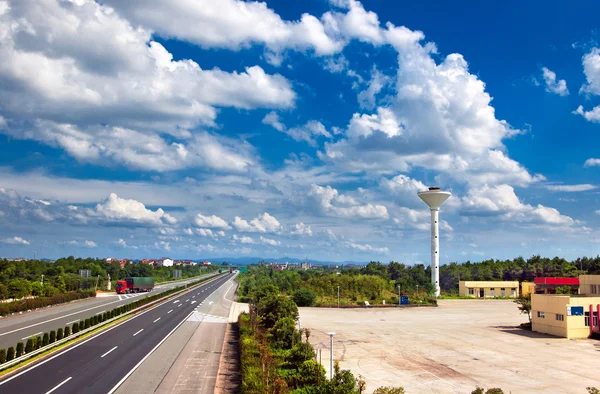 Area di servizio autostradale — Foto Stock