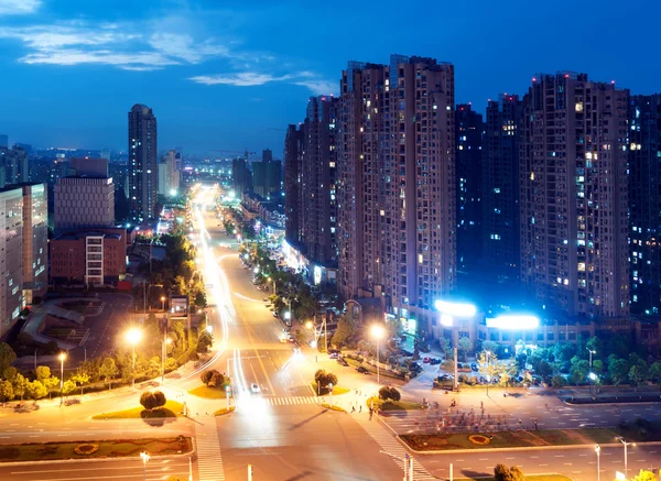 Noche en Shanghai — Foto de Stock