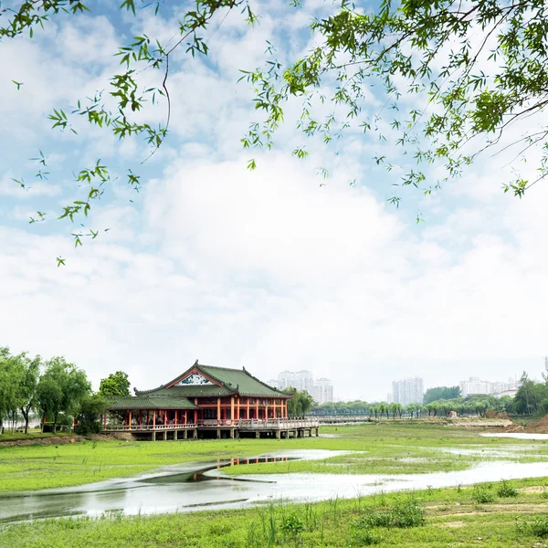 Edifícios antigos chineses de locais — Fotografia de Stock