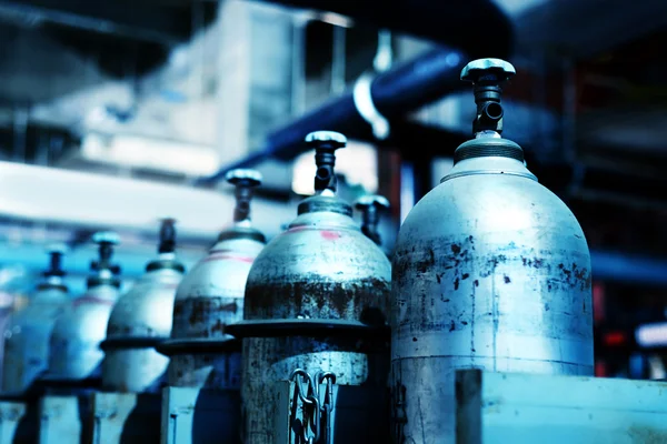 Oxygen bottles — Stock Photo, Image