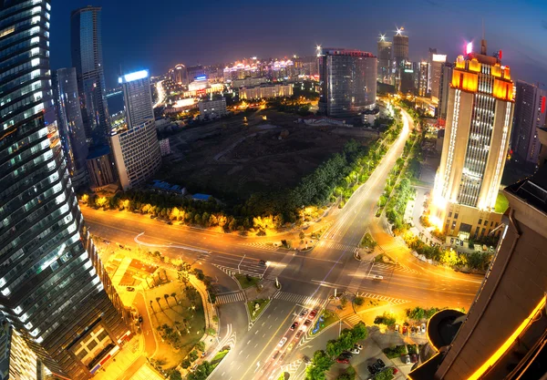 Shanghai nacht — Stockfoto