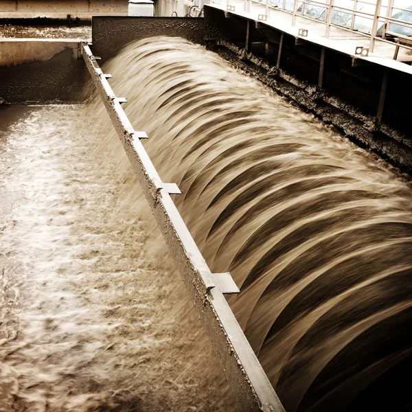 Planta de tratamiento de aguas residuales — Foto de Stock