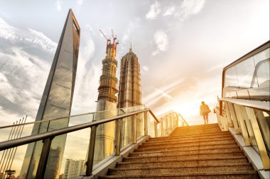 LuJiaZui Finans Merkezi gökdelen shanghai