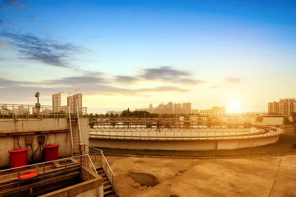 Sewage treatment plant — Stock Photo, Image