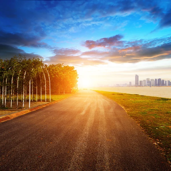 Camino de Riverside — Foto de Stock