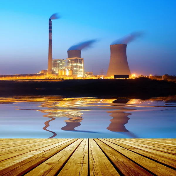 Värmekraftverk — Stockfoto