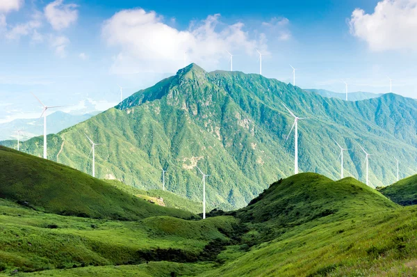 Macht windmolens genereren — Stockfoto