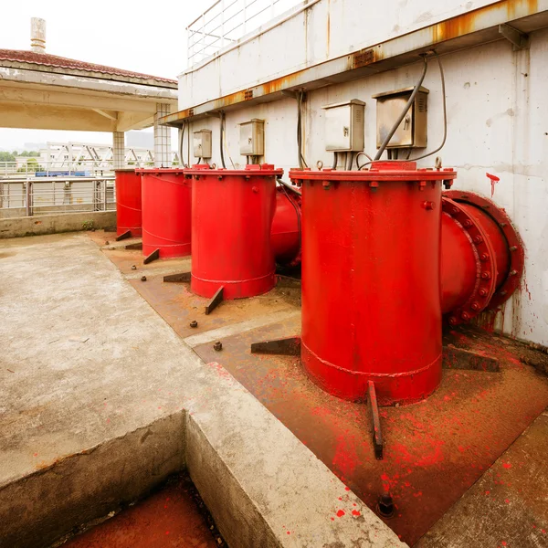 Estação de Tratamento de Esgotos — Fotografia de Stock