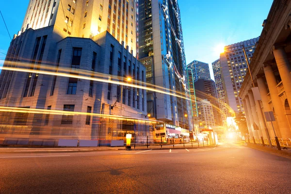 Modern city at night — Stock Photo, Image