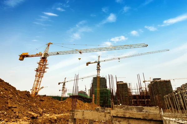 Construction site for new condominiums — Stock Photo, Image