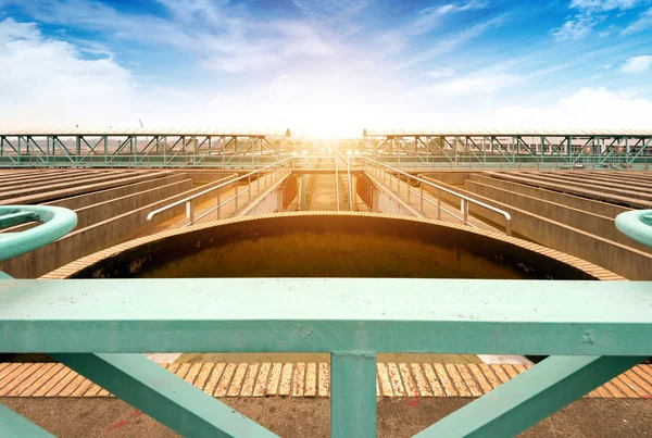 Sewage treatment plant — Stock Photo, Image