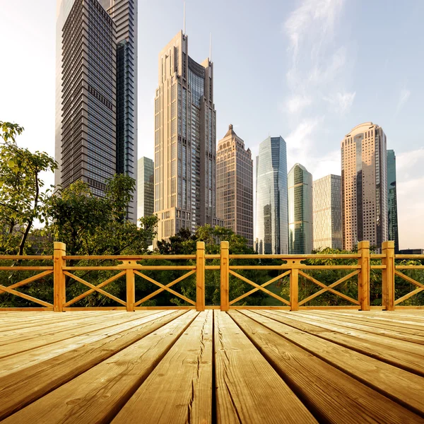 Distrito Financiero Lujiazui de Shanghai —  Fotos de Stock