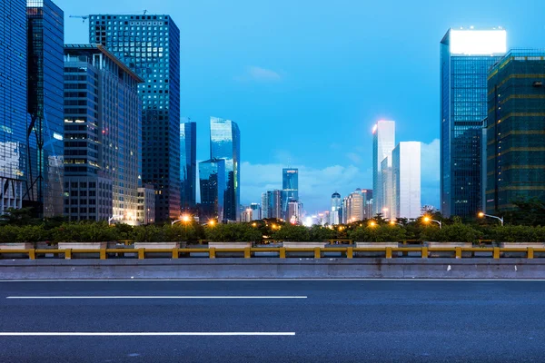 China shenzhen nacht — Stockfoto