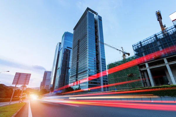 Çin shenzhen gece — Stok fotoğraf