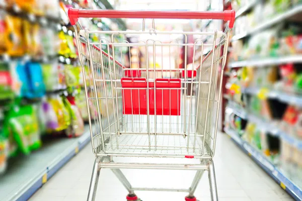 Supermarket cart Stock Picture