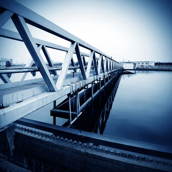 Rioolwaterzuiveringsinstallatie — Stockfoto