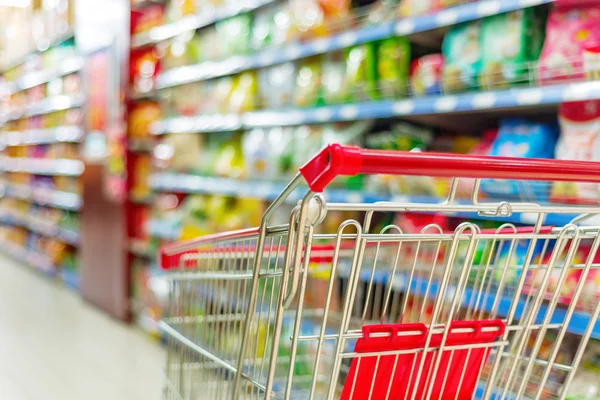 Supermarket cart — Stock Photo, Image